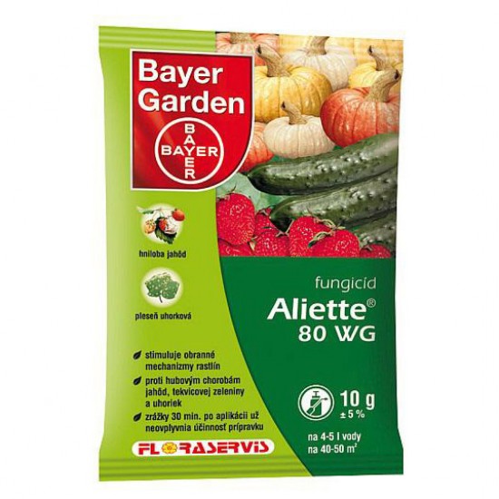 Aliette 80 WG 10 g Fungicid k ochraně proti plísni na jahodníku a zelenině