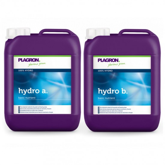Plagron Hydro A+B 5 l, základní hnojivo na hydroponii pro růst a květ