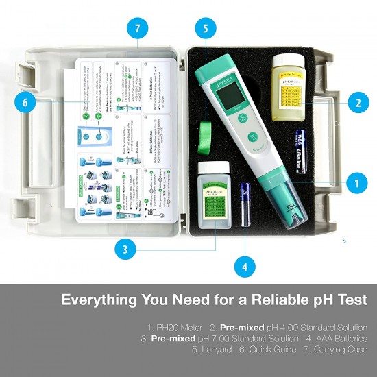 Měření EC + pH metr Apera EC20 + PH20 + ATC, včetně kalibrační sady