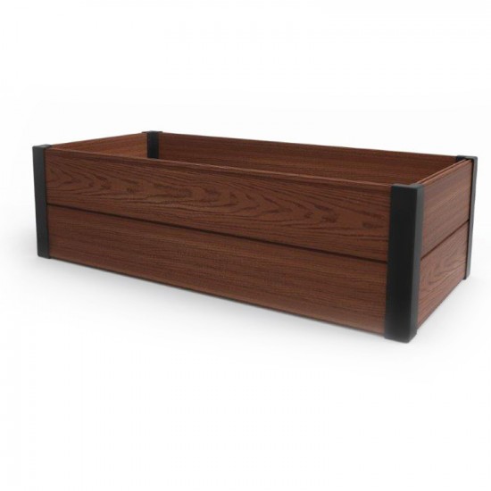 Vyvýšený záhon Keter Maple Trough 106 x 50 x 32 cm, hnědý dřevoplast