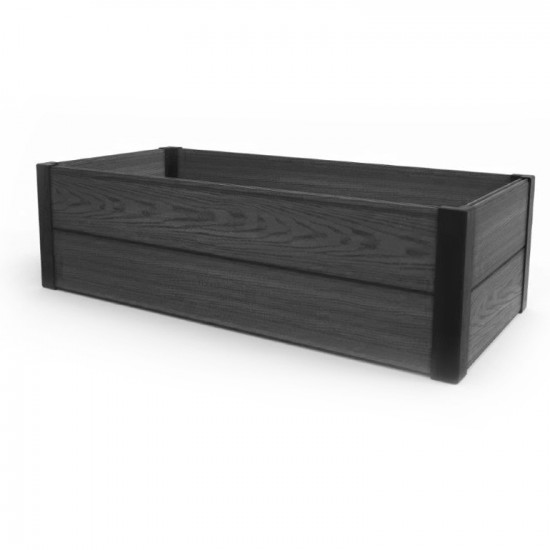 Vyvýšený záhon Keter Maple Trough 106 x 50 x 32 cm, šedý dřevoplast