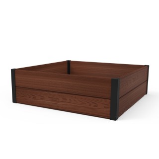 Vyvýšený záhon Keter Maple Square 106 x 106 x 32 cm, hnědý wpc dřevoplast