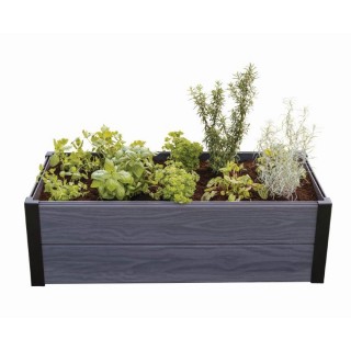 Vyvýšený záhon Keter Maple Trough 106 x 50 x 32 cm, šedý dřevoplast