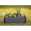 Vyvýšený záhon Keter Maple Trough 106 x 50 x 32 cm, šedý dřevoplast