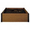 Vyvýšený záhon Keter Maple Square 106 x 106 x 32 cm, hnědý wpc dřevoplast