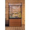 Vyvýšený záhon Keter Maple green house 99 x 58 x 185 cm, wpc hnědý s fóliovníkem Vyvýšený záhon Keter Maple green house 99 x 58 x 185 cm, wpc hnědý s fóliovníkem