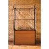 Vyvýšený záhon Keter Maple green house 99 x 58 x 185 cm, wpc hnědý s fóliovníkem Vyvýšený záhon Keter Maple green house 99 x 58 x 185 cm, wpc hnědý s fóliovníkem