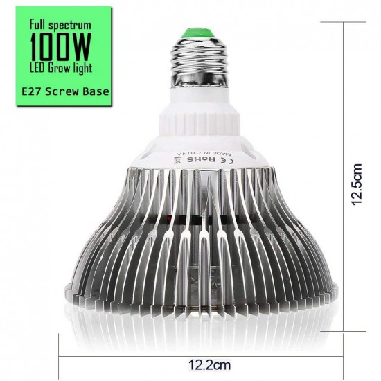 Grow LED žárovka 100 W Full, patice E27 pro růst rostlin 150 led diod