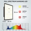 Grow LED lampa - IR 1000 W stmívatelná světla, plné spektrum 300 LED Samsung