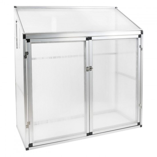 Skleník na balkón GAMP A-2, 130 × 52 × 140 cm, 4 mm polykarbonát Skleník na balkón GAMP A-2, 130 × 52 × 140 cm, 4 mm polykarbonát