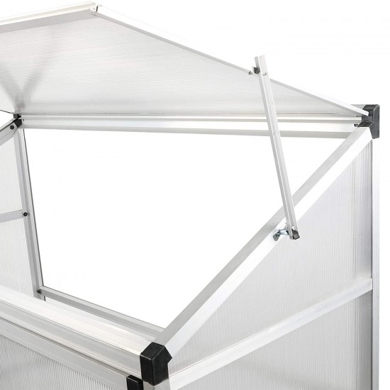 Skleník na balkón GAMP A-3, 182 × 52 × 190 cm, 4 mm polykarbonát Skleník na balkón GAMP A-3, 182 × 52 × 190 cm, 4 mm polykarbonát