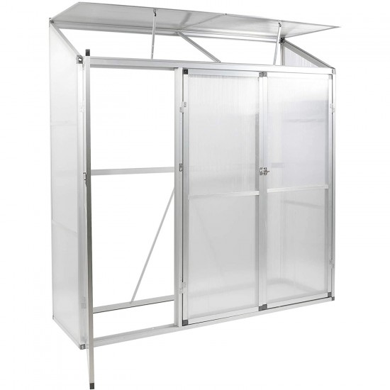 Skleník na balkón GAMP A-3, 182 × 52 × 190 cm, 4 mm polykarbonát Skleník na balkón GAMP A-3, 182 × 52 × 190 cm, 4 mm polykarbonát