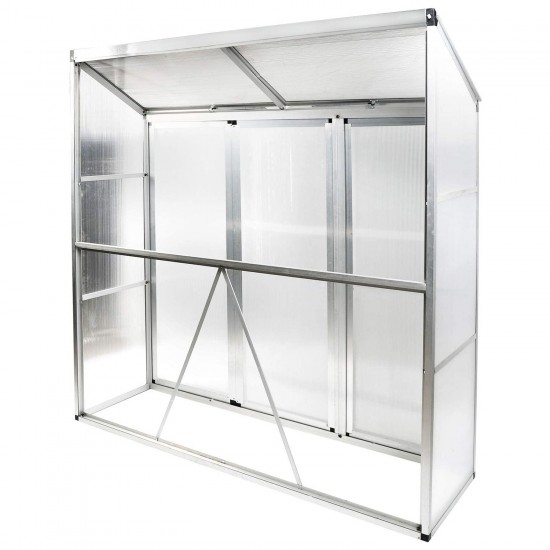 Skleník na balkón GAMP A-3, 182 × 52 × 190 cm, 4 mm polykarbonát Skleník na balkón GAMP A-3, 182 × 52 × 190 cm, 4 mm polykarbonát