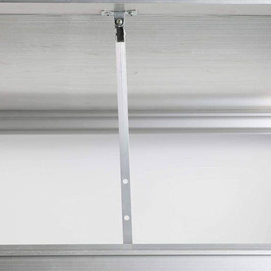 Skleník na balkón GAMP A-3, 182 × 52 × 190 cm, 4 mm polykarbonát