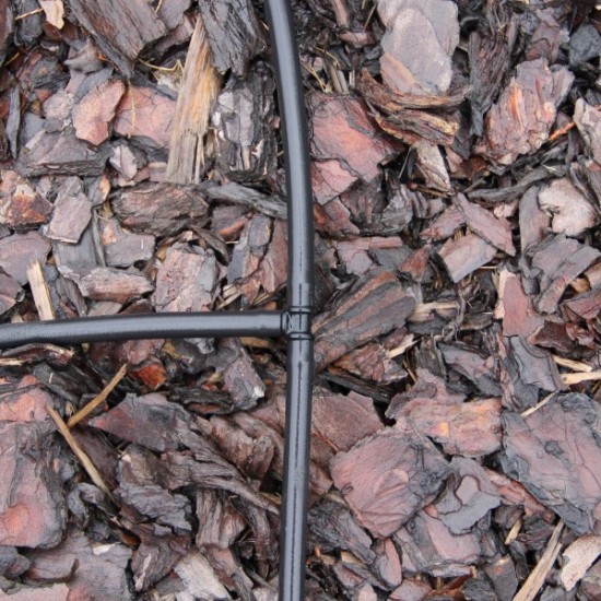 PE 6 mm Distribuční černá hadice 4/6 mm, 10 metrů