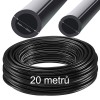 PE 12 mm Distribuční černá hadice 9/12 mm pro zavlažování, 20 metrů PE 12 mm Distribuční černá hadice 9/12 mm pro zavlažování, 20 metrů