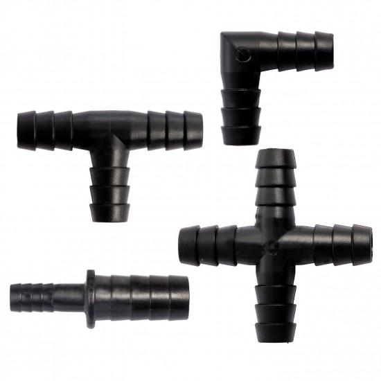 PE 12 mm I-kus - 12 x 12 mm, tvarovka pro distribuční a kapkovací hadice PE 12 mm I-kus - 12 x 12 mm, tvarovka pro distribuční a kapkovací hadice